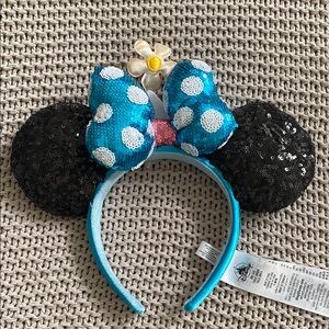 NWOT Disney Sequin Minnie Mouse Ears Headband
